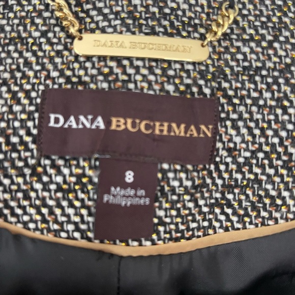 Dana Buchman Embellished Jewel Trim Tweed Women’s Jacket Blazer - Picture 3 of 7